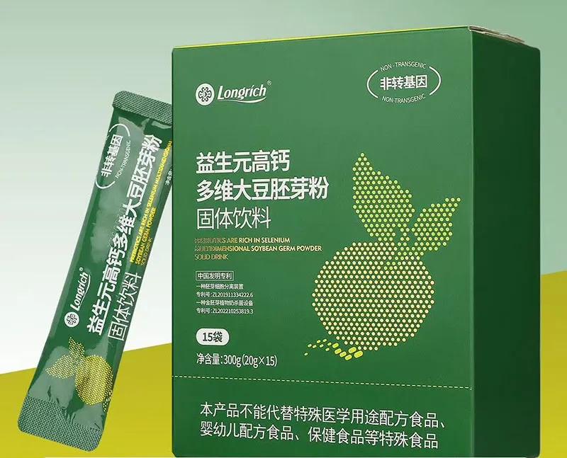 隆力奇益生元高钙多维大豆胚芽粉，隆力奇植物奶介绍